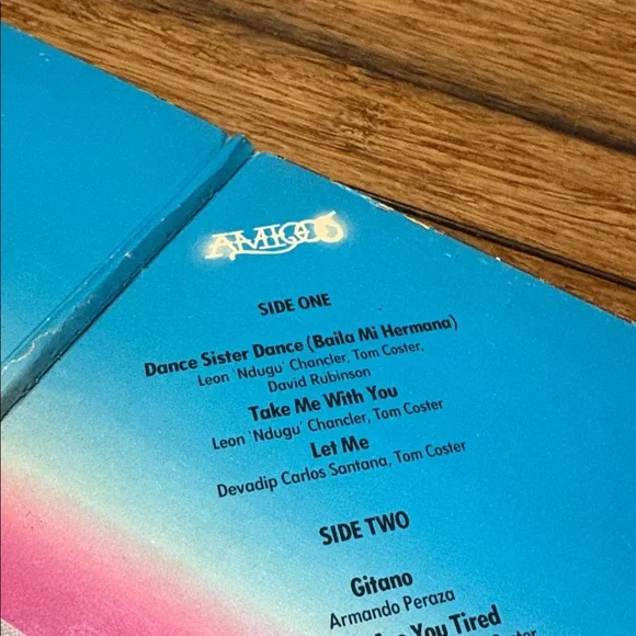 SANTANA Amigos 1976 CBS PC 33576 Columbia Vinyl Record LP - Picture 5 of 12